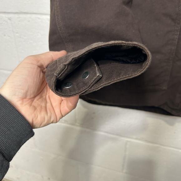 Vintage Carhartt Sherpa-Lined Jacket “Dark Brown” WJ022 DKB - Picture 7 of 10